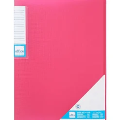 Office Essentials Displayboek A4 Blauw,Groen,Roze,Zwart Discount