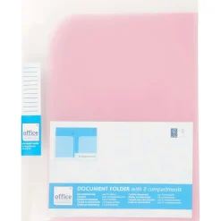 Office Essentials Documentenmap Blauw,Roze,Zwart Sale
