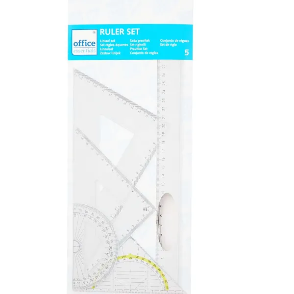 Office Essentials Liniaalset Transparant Sale