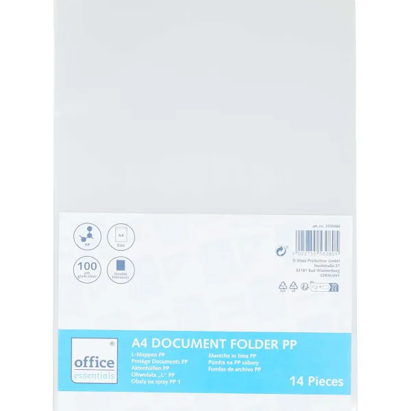 Office Essentials L-Mappen Transparant Sale