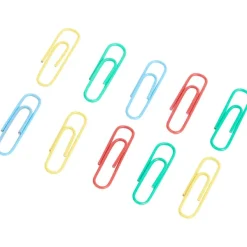 Office Essentials Paperclips Zilver,Meerkleurig Clearance