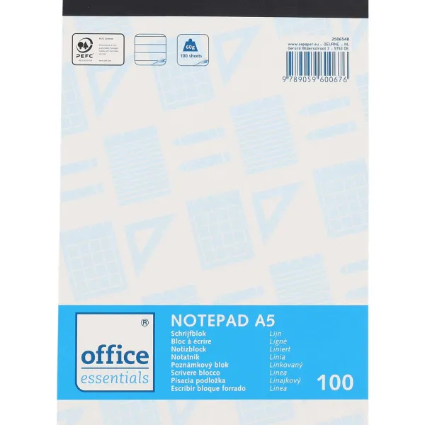 Office Essentials Schrijfblok A5 Best