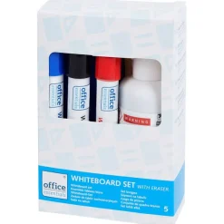 Office Essentials Whiteboard Markerset Meerkleurig New