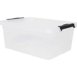 Merk Opbergbox Met Klemdeksel Transparant