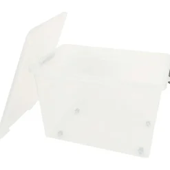 Merk Opbergbox Met Wieltjes Transparant Hot