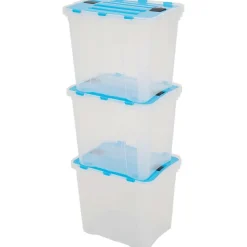 Merk Opbergboxen Blauw,Transparant Discount