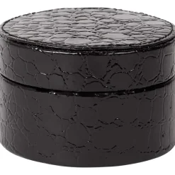 Merk Opbergdoos Met Krokodillenprint Zwart Online