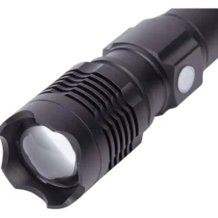 Werckmann Oplaadbare Zaklamp Zwart Outlet