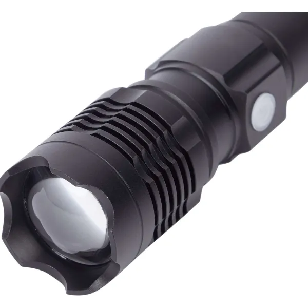 Werckmann Oplaadbare Zaklamp Zwart Outlet