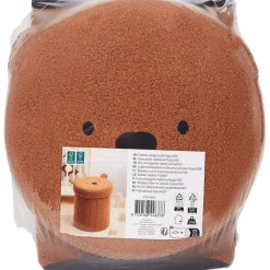 Merk Opvouwbare Opbergpoef Teddy Bruin,Grijs,Wit Best