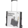 Action Opvouwbare Trolley Zwart Clearance
