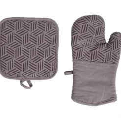 Rösle Ovenhandschoen En Pannenlap Grijs,Groen,Wit,Zwart