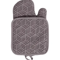 Rösle Ovenhandschoen En Pannenlap Grijs,Groen,Wit,Zwart