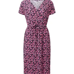 SuperTrash Overslagjurk Blauw,Groen,Print,Zwart Outlet