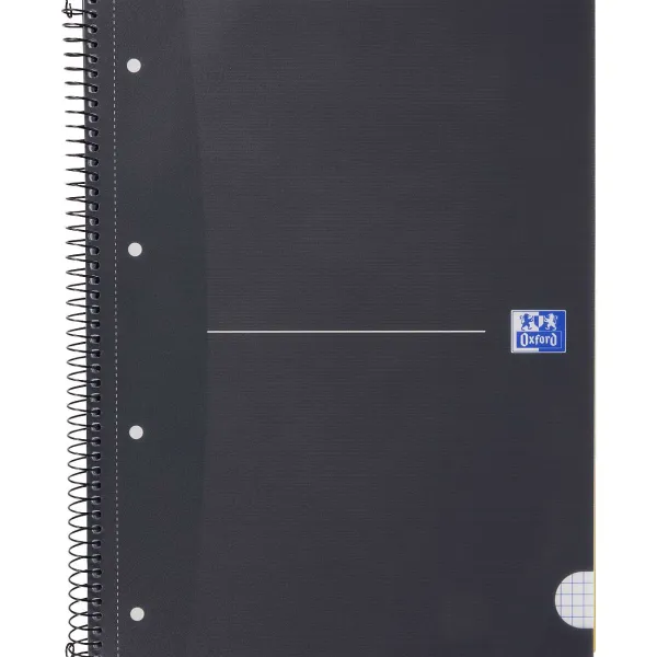 Oxford Projectboek Zwart,Blauw,Grijs