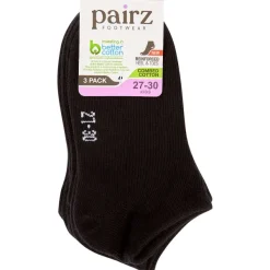 Pairz Sneakersokken Zwart Clearance