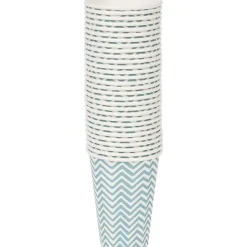 Merk Papieren Bekers Meerkleurig,Print