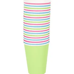 Merk Papieren Bekers Meerkleurig Hot