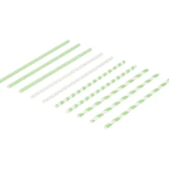 Merk Papieren Rietjes Blauw,Geel,Groen,Oranje,Paars,Roze Outlet