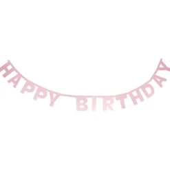 Merk Party Universe Slinger Happy Birthday Goud,Meerkleurig,Roze,Zilver Hot
