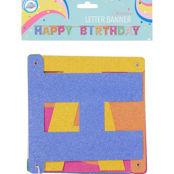 Merk Party Universe Slinger Happy Birthday Goud,Meerkleurig,Roze,Zilver Hot