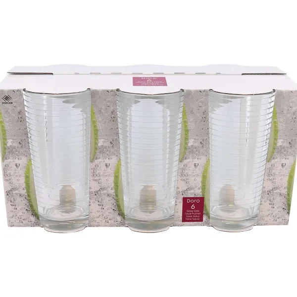 Royal Leerdam Pasabahce Longdrinkglazen Doro Transparant New