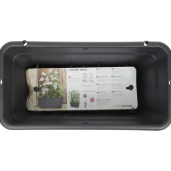 Merk Plantenbak Met Klimrek Zwart Outlet