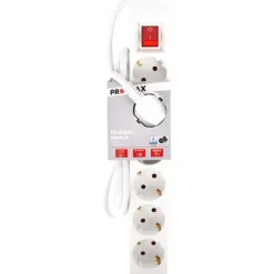 Pro-max Stekkerdoos Wit Hot