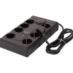 Pro-max Stekkerdoos Zwart New