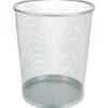 Office Essentials Prullenmand Zwart,Zilver Hot
