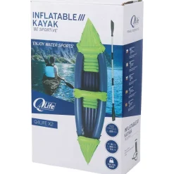 Dunlop Q4Life X2 Opblaasbare Kajak Meerkleurig New