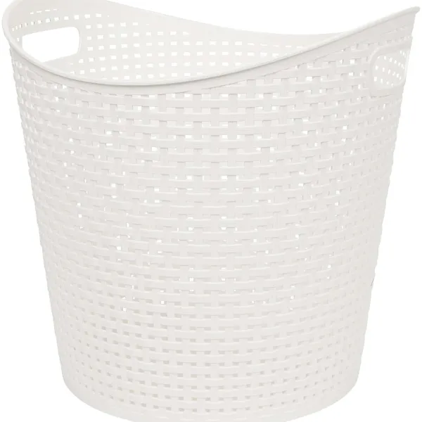 Merk Rattan Flexibele Wasmand Zwart,Wit Online