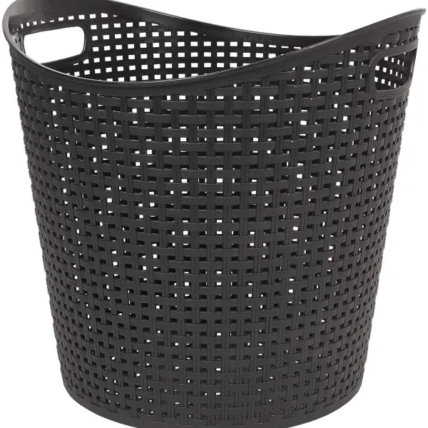 Merk Rattan Flexibele Wasmand Zwart,Wit Online