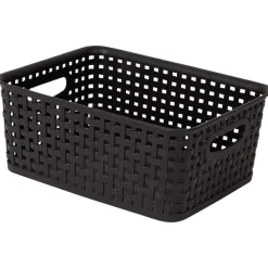 Merk Rattan Mand Wit,Zwart Outlet