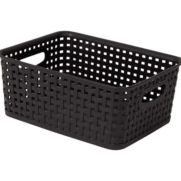 Merk Rattan Mand Wit,Zwart Outlet