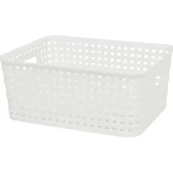 Merk Rattan Mand Wit,Zwart Outlet