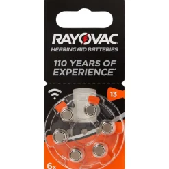Rayovac Hoortoestelbatterijen A13 Zilver New