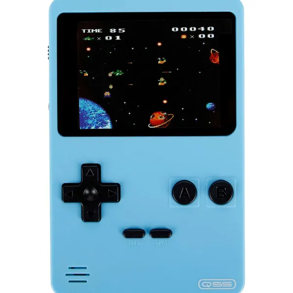 Mini Matters Retro Spelcomputer Blauw,Grijs,Groen New