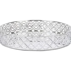 Merk Rond Dienblad Goud,Zilver New