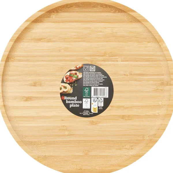 Merk Rond Serveerbord Beige Best