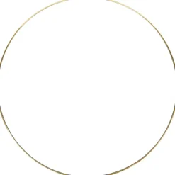 Merk Ronde Hangspiegel Zwart,Goud