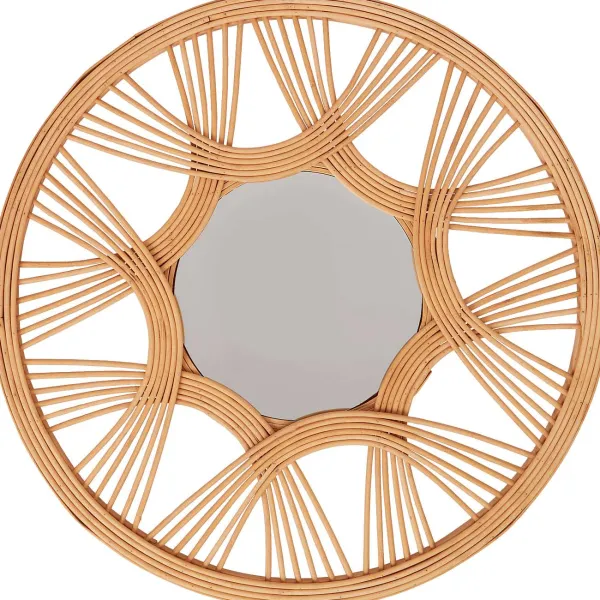 Merk Ronde Spiegel Bruin Hot