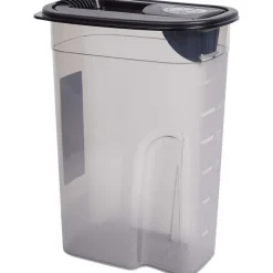 Rotho Dierenvoer Bewaarbox Transparant,Zwart Clearance