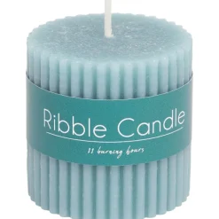 Candra Rustieke Mini-Kaars Blauw,Groen,Roze,Wit Clearance