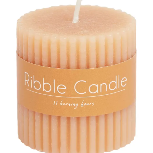 Candra Rustieke Mini-Kaars Blauw,Groen,Roze,Wit Clearance