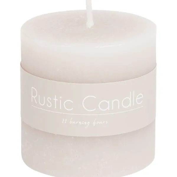 Candra Rustieke Mini-Kaars Blauw,Groen,Roze,Wit Clearance