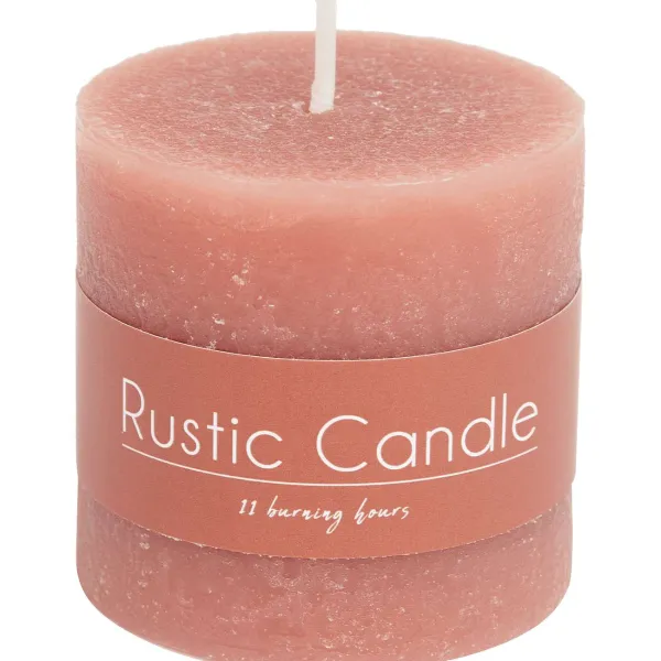 Candra Rustieke Mini-Kaars Blauw,Groen,Roze,Wit Clearance