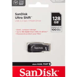 SanDisk Usb-Stick Ultra Shift Zwart Outlet