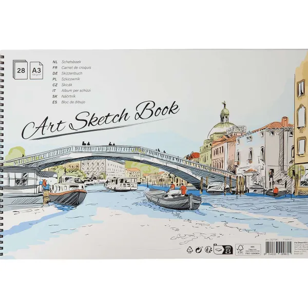 Van Bleiswijck Schetsboek A3 Wit Clearance