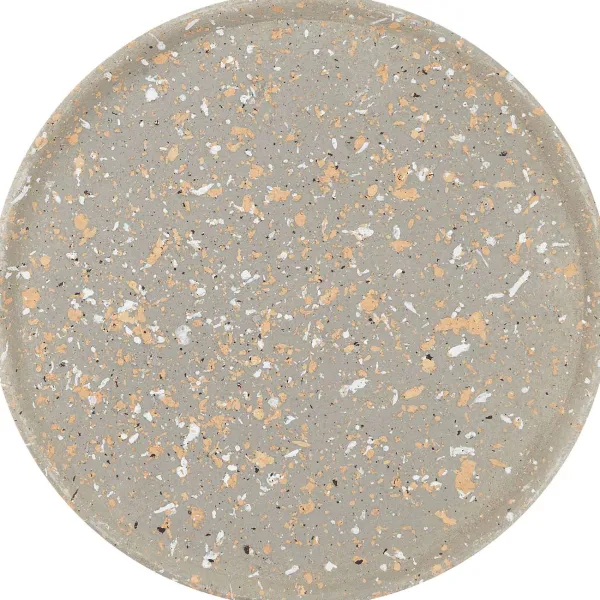 Merk Seasons & Style Rond Onderbord Grijs,Wit Clearance